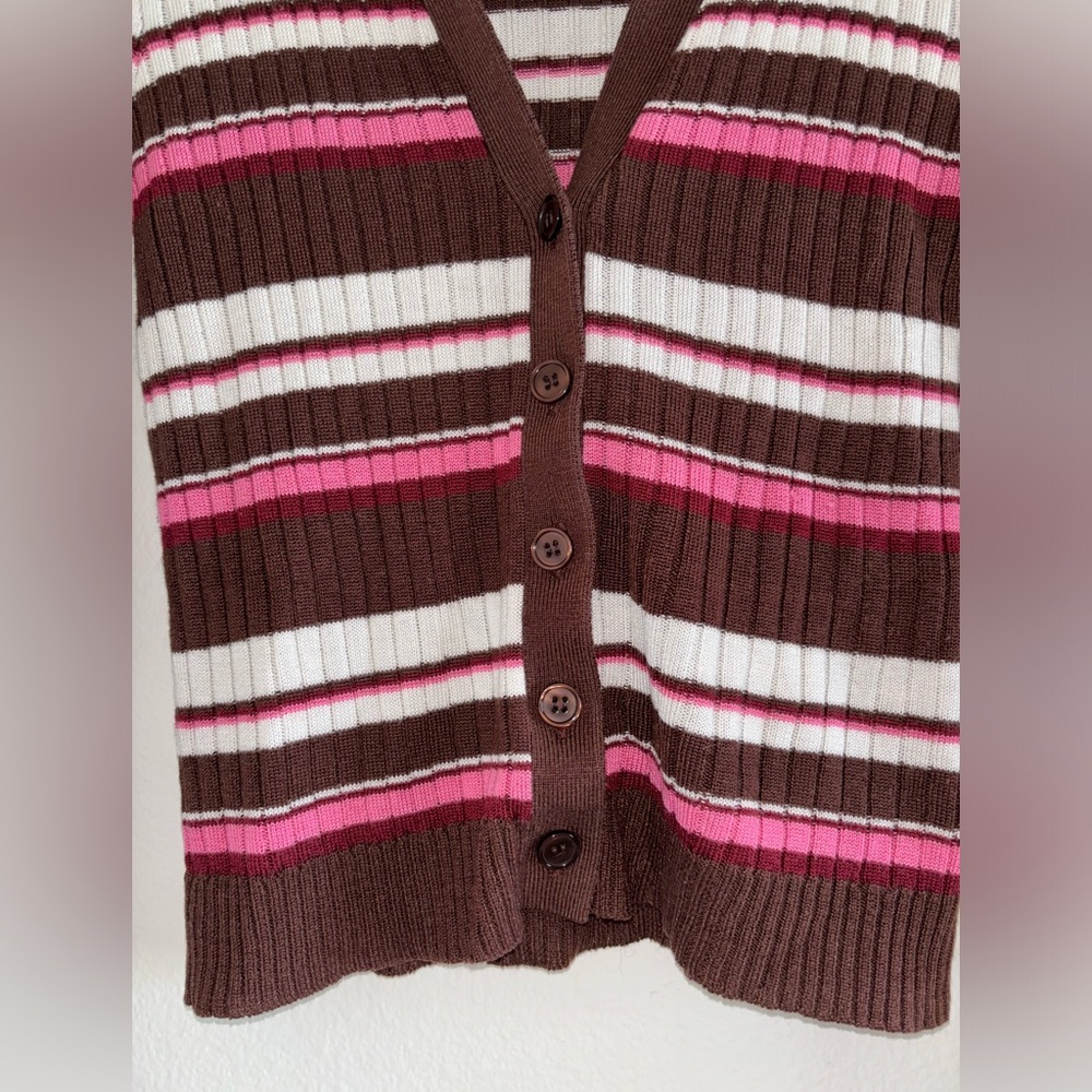 Preppy Rsq Ribbed Cardigan - Picture 3 of 8